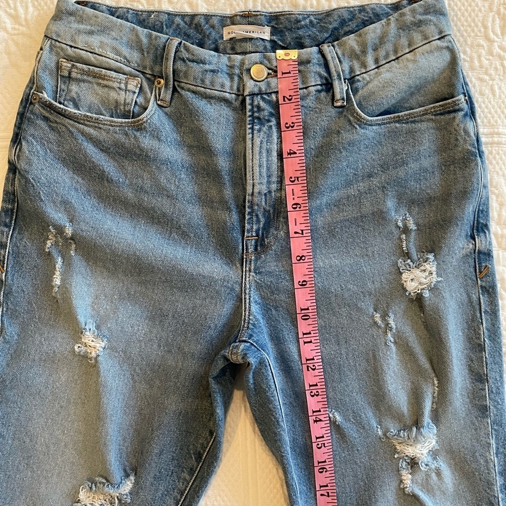 Good American High Rise Good Classic Bootcut Jeans 8/29
Indigo046 GC062T - Picture 8 of 15